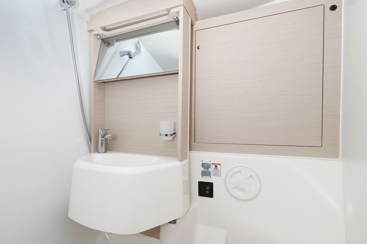 Cabin on Jupiter, a Beneteau Oceanis 51.1 sailboat at Grad Biograd na Moru, Croatia