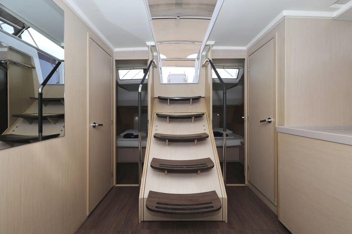 Cabin on Jupiter, a Beneteau Oceanis 51.1 sailboat at Grad Biograd na Moru, Croatia