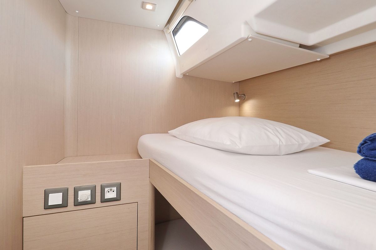 Salon of Jupiter, a Beneteau Oceanis 51.1 sailboat at Grad Biograd na Moru, Croatia