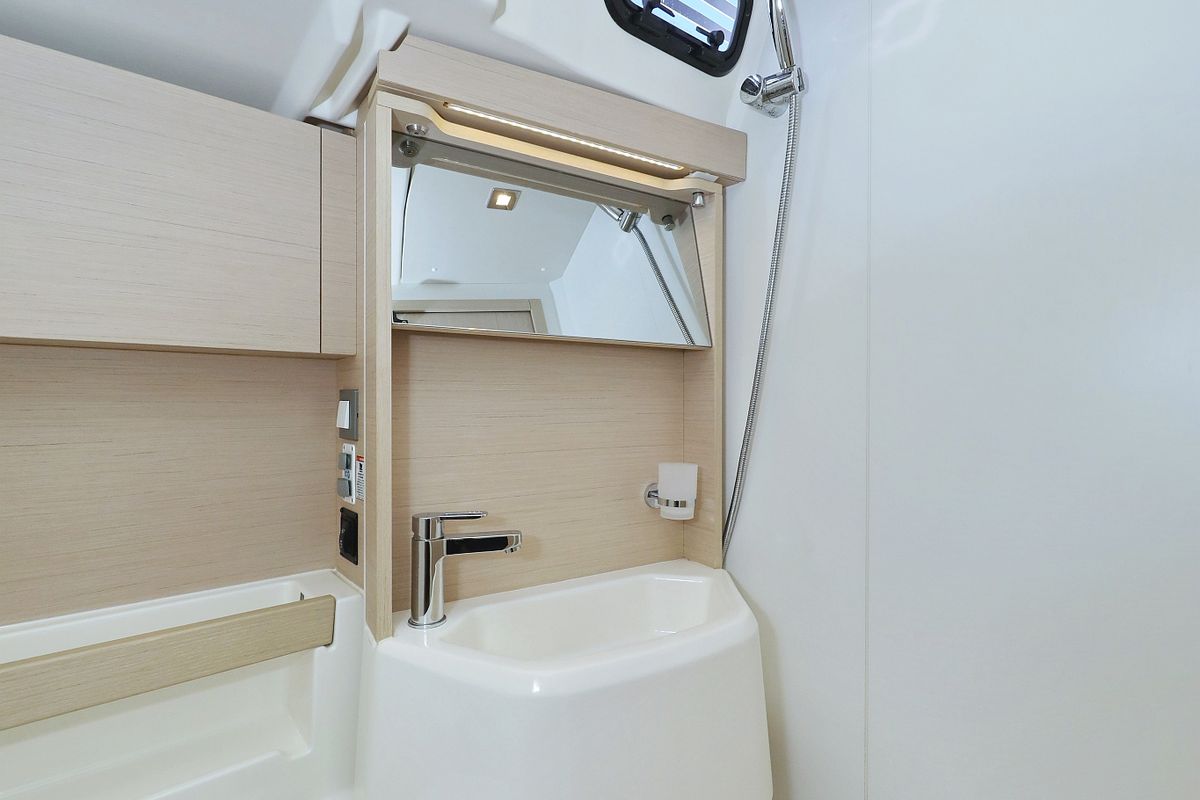 Cabin on Jupiter, a Beneteau Oceanis 51.1 sailboat at Grad Biograd na Moru, Croatia