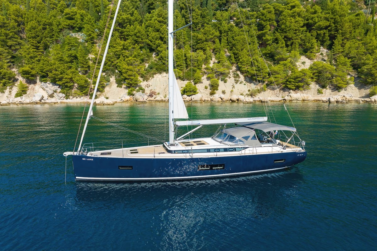 BE Luxe, a Bavaria C57 sailboat at Split, Croatia