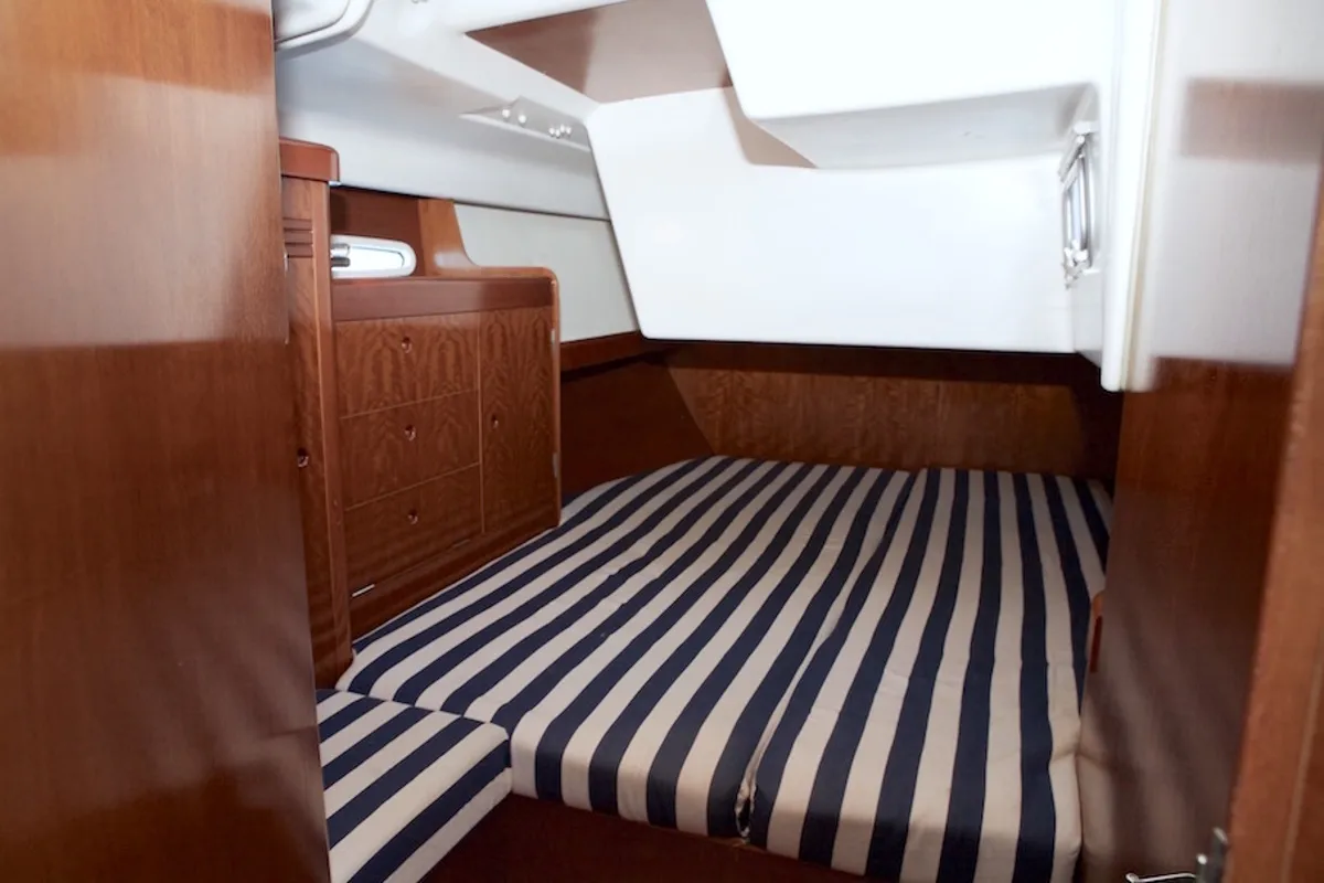Cabin on Mosca, a Beneteau First 47.7 sailboat at Općina Pakoštane, Croatia