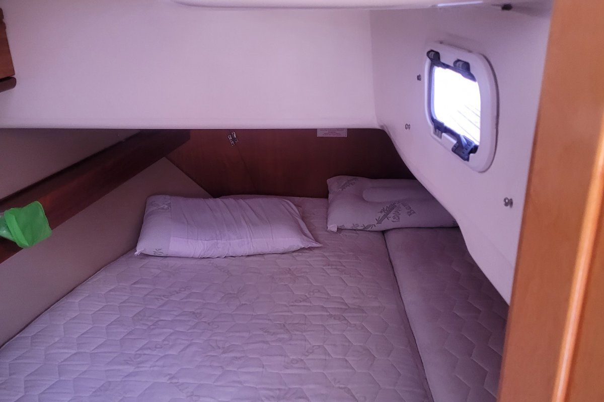 Cabin on Denise, a Bavaria 46 sailboat at Municipal Unit of Ellomenos, Greece