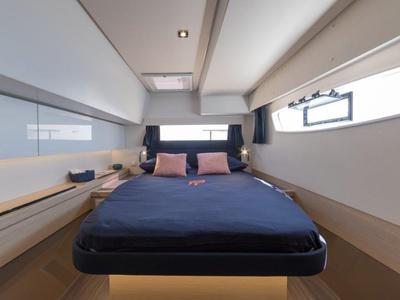 Cabin on HERMES, a Fountaine Pajot Saona 47 catamaran at Grad Kaštela, Croatia