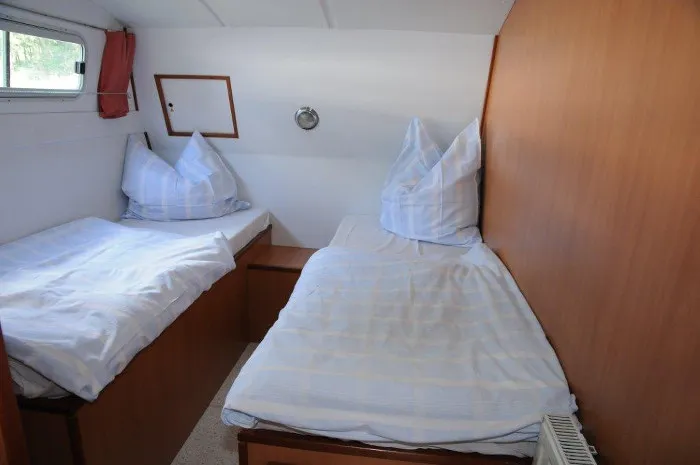 Cabin on Ariadne, a Gulet Tarpon 42 TP motorboat at Lübz, Germany