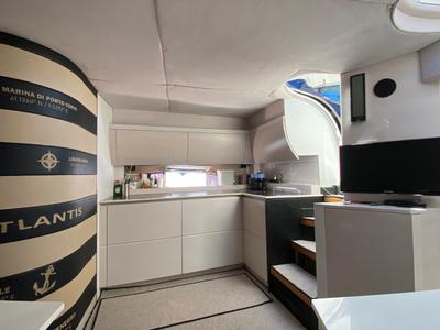 Galley of Lia, a Azimut Atlantis 55 motorboat at Pallini Municipal Unit, Greece