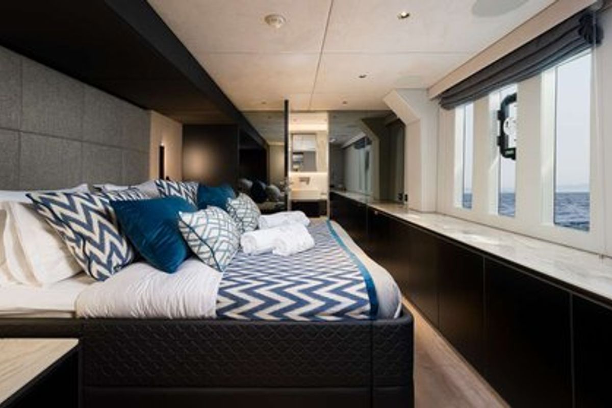 Cabin on n + 1, a Sunreef Yachts Sunreef 70 catamaran at Grad Kaštela, Croatia