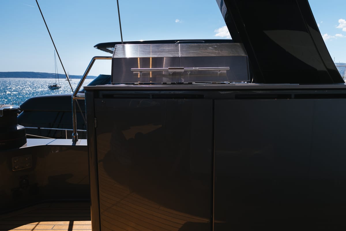 Exterior view of n + 1, a Sunreef Yachts Sunreef 70 catamaran at Grad Kaštela, Croatia