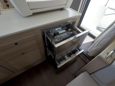 Galley of Ocean Dreamer, a Beneteau Swift Trawler 47 yacht at Grad Šibenik, Croatia