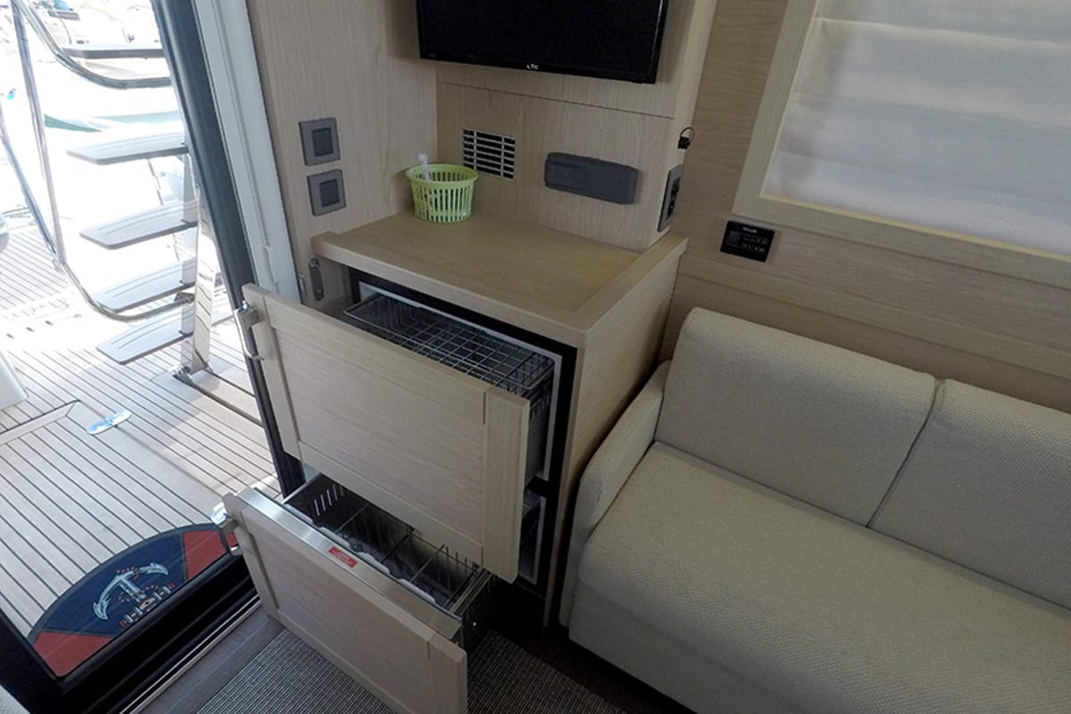 Galley of Ocean Dreamer, a Beneteau Swift Trawler 47 yacht at Grad Šibenik, Croatia