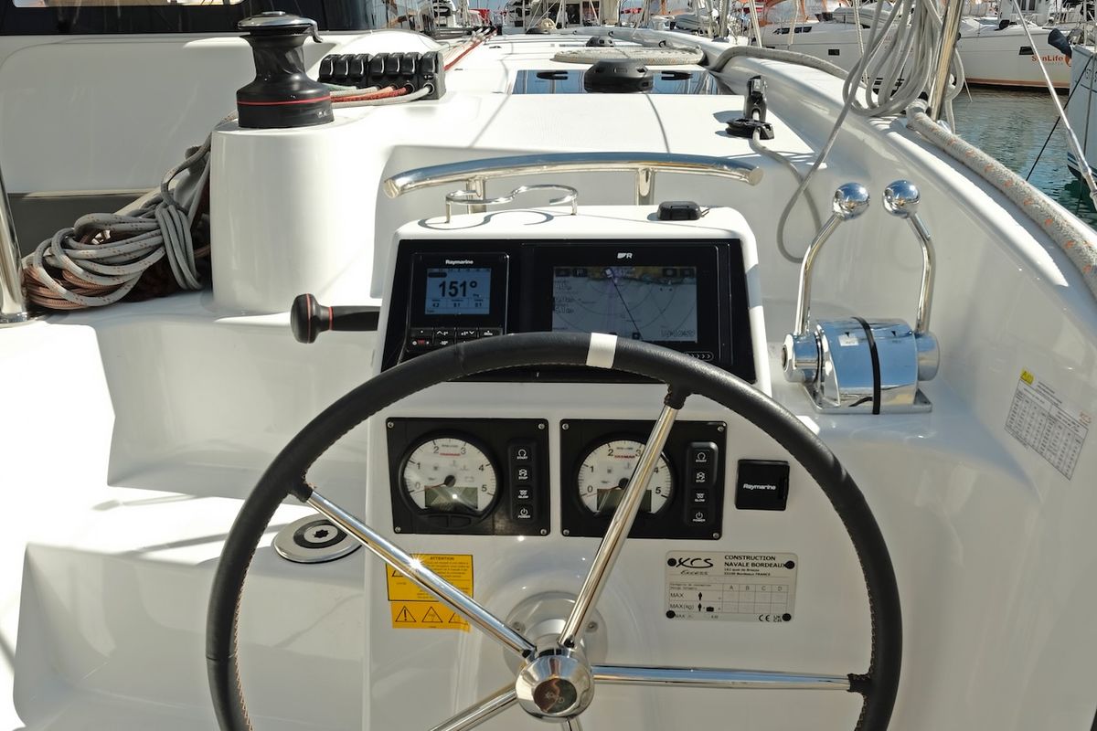 Galley of Bronze Kiss, a Excess 11 - 4 + 1 + 1 cab. catamaran at Split, Croatia