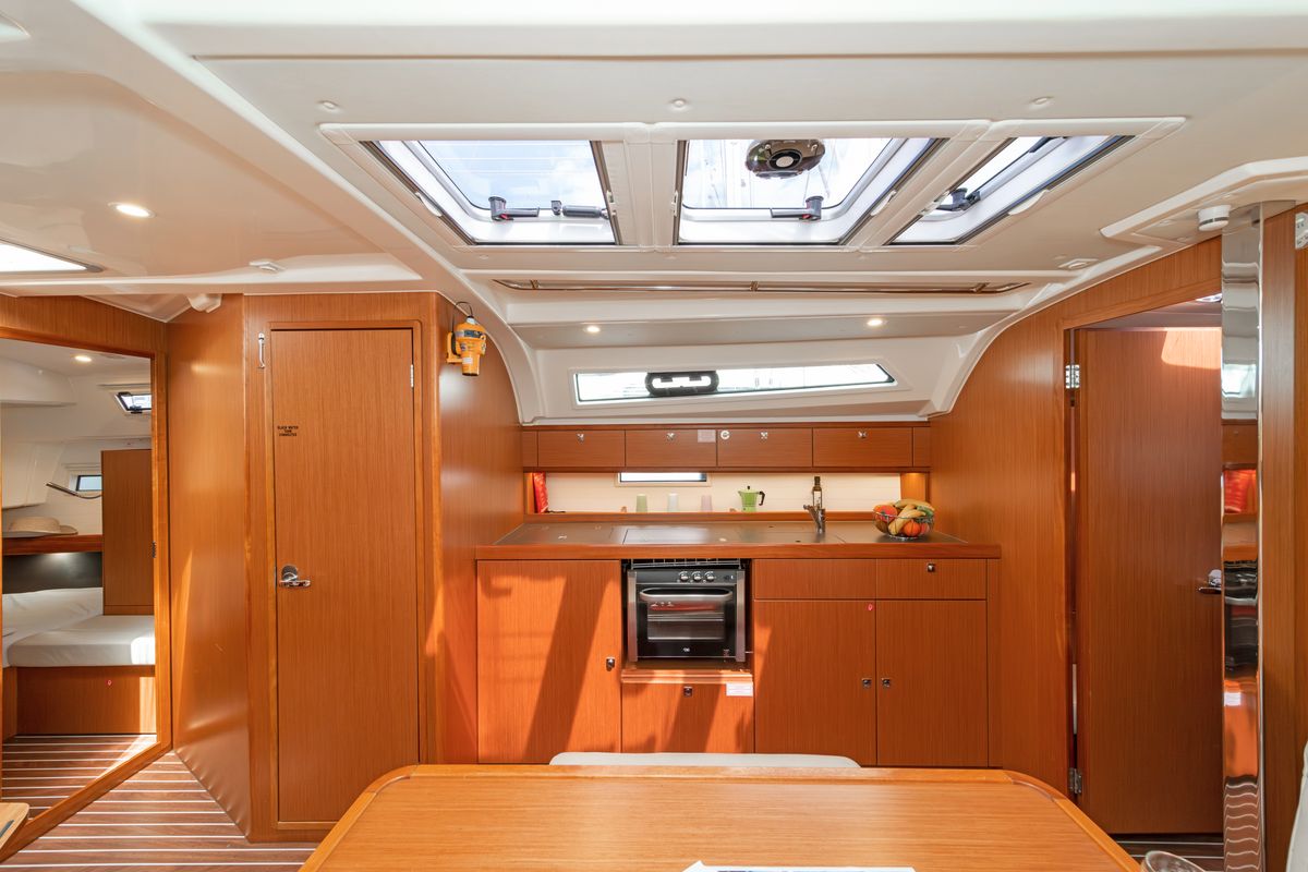 Galley of Laertis, a Bavaria Cruiser 41 sailboat at Volos Municipality, Greece