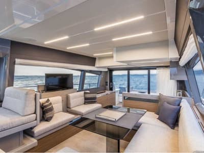 Salon of Dream, a Ferretti Yachts 450 yacht at Grad Šibenik, Croatia