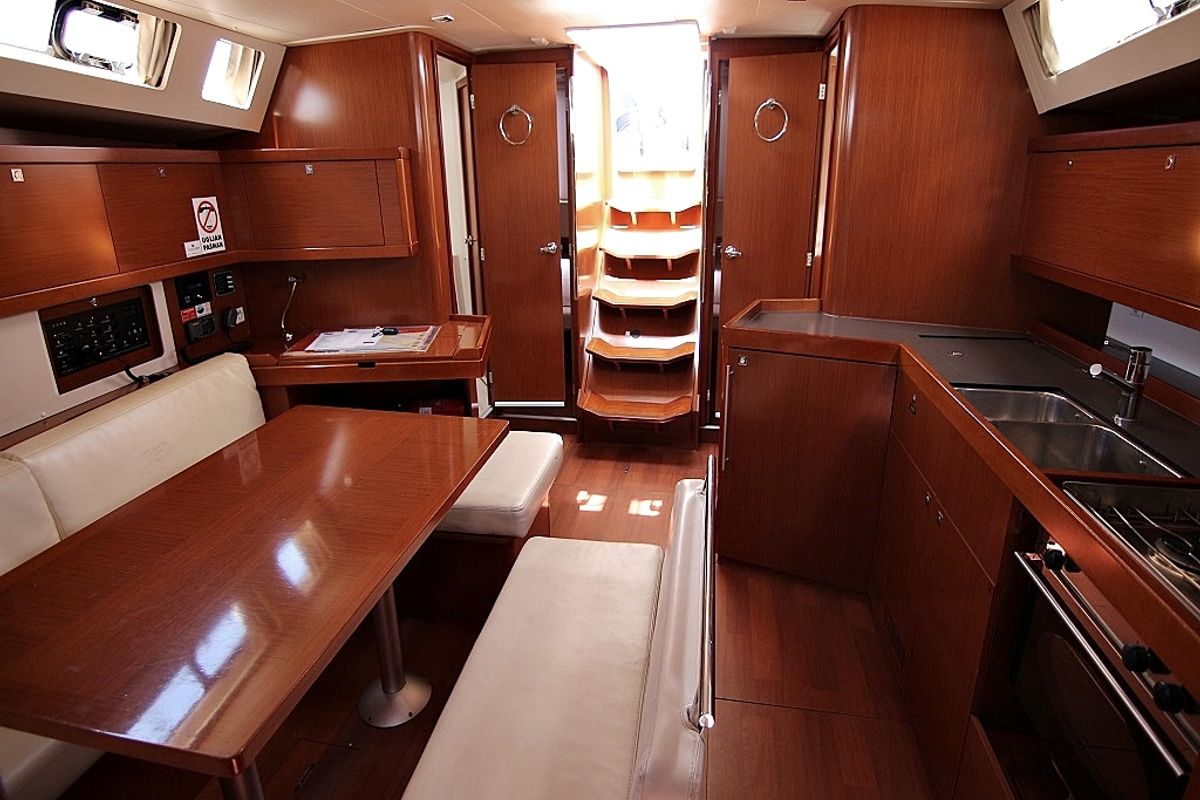 Salon of Golden Dreams, a Beneteau Oceanis 45 sailboat at Općina Sukošan, Croatia