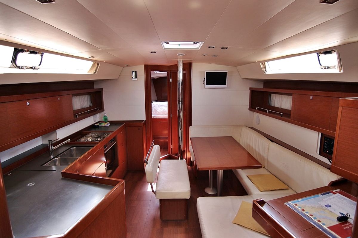 Salon of Golden Dreams, a Beneteau Oceanis 45 sailboat at Općina Sukošan, Croatia