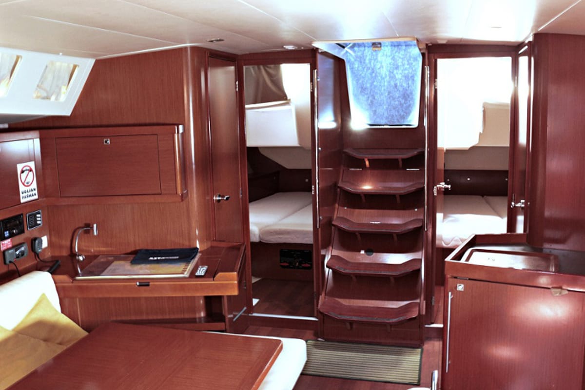 Salon of Golden Dreams, a Beneteau Oceanis 45 sailboat at Općina Sukošan, Croatia