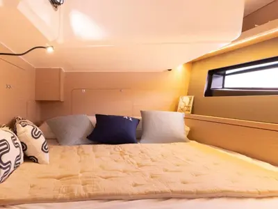 Cabin on Sunsail 41.3 Premium Plus, a Dufour 41 sailboat at Dubrovnik, Croatia