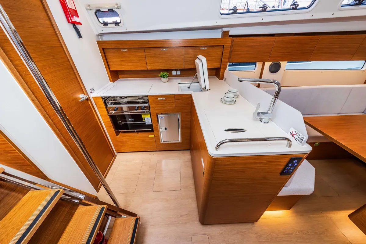 Spark, a Hanse Yachts Hanse 410 sailboat at Grad Šibenik, Croatia