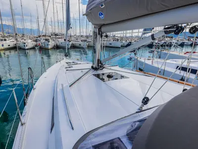 Spark, a Hanse Yachts Hanse 410 sailboat at Grad Šibenik, Croatia