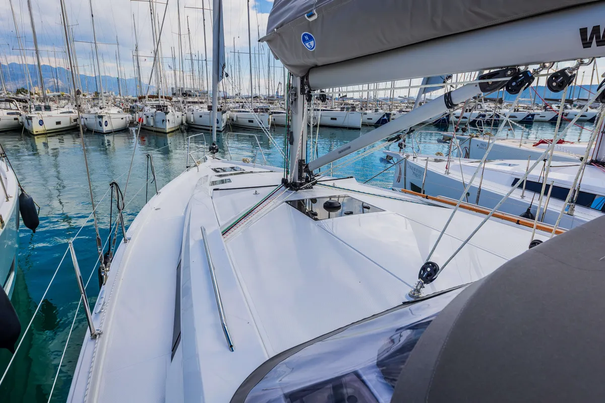 Spark, a Hanse Yachts Hanse 410 sailboat at Grad Šibenik, Croatia