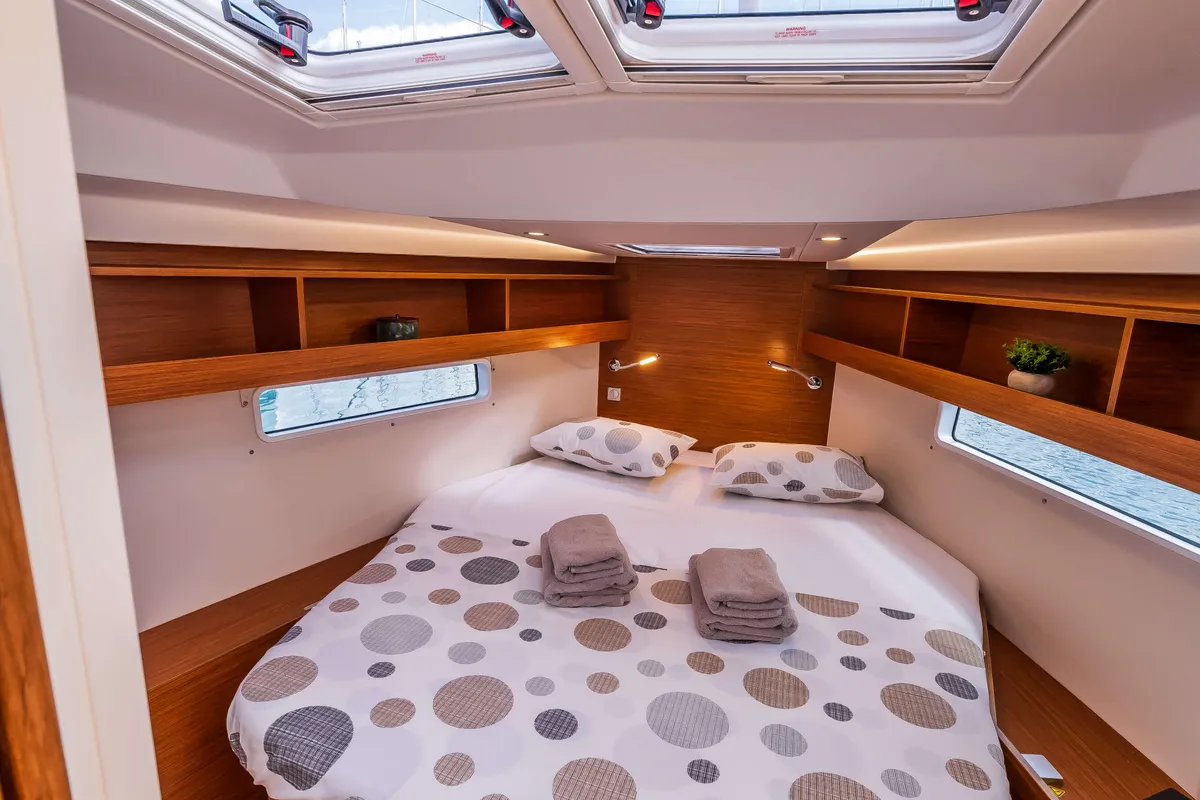 Spark, a Hanse Yachts Hanse 410 sailboat at Grad Šibenik, Croatia
