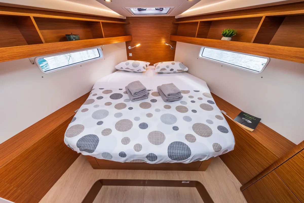 Spark, a Hanse Yachts Hanse 410 sailboat at Grad Šibenik, Croatia