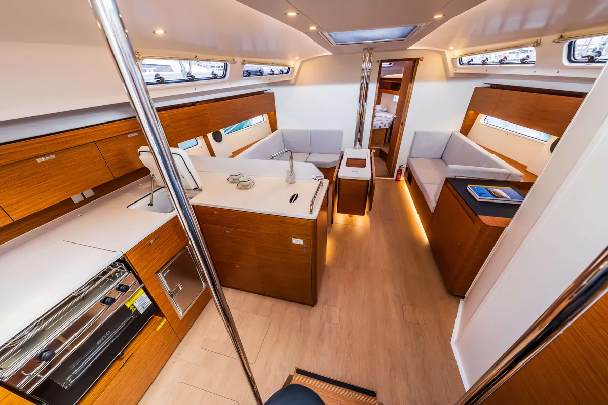 Spark, a Hanse Yachts Hanse 410 sailboat at Grad Šibenik, Croatia
