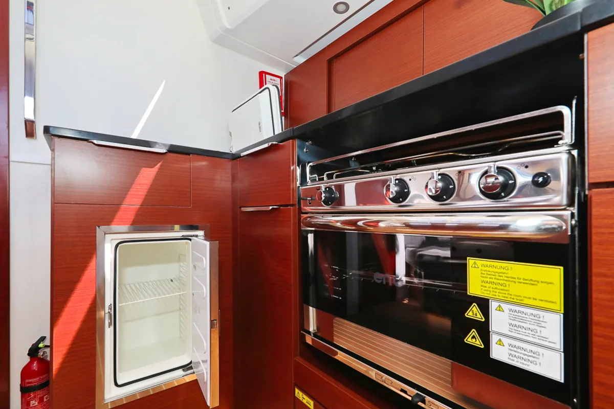 Galley of I'm Alone, a Hanse Yachts Hanse 460 sailboat at Pirovac, Croatia