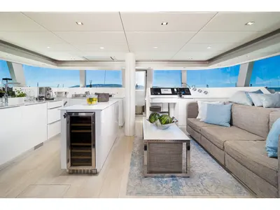 Galley of Solitaire, a Sunreef Yachts Sunreef 50 catamaran at Grad Kaštela, Croatia
