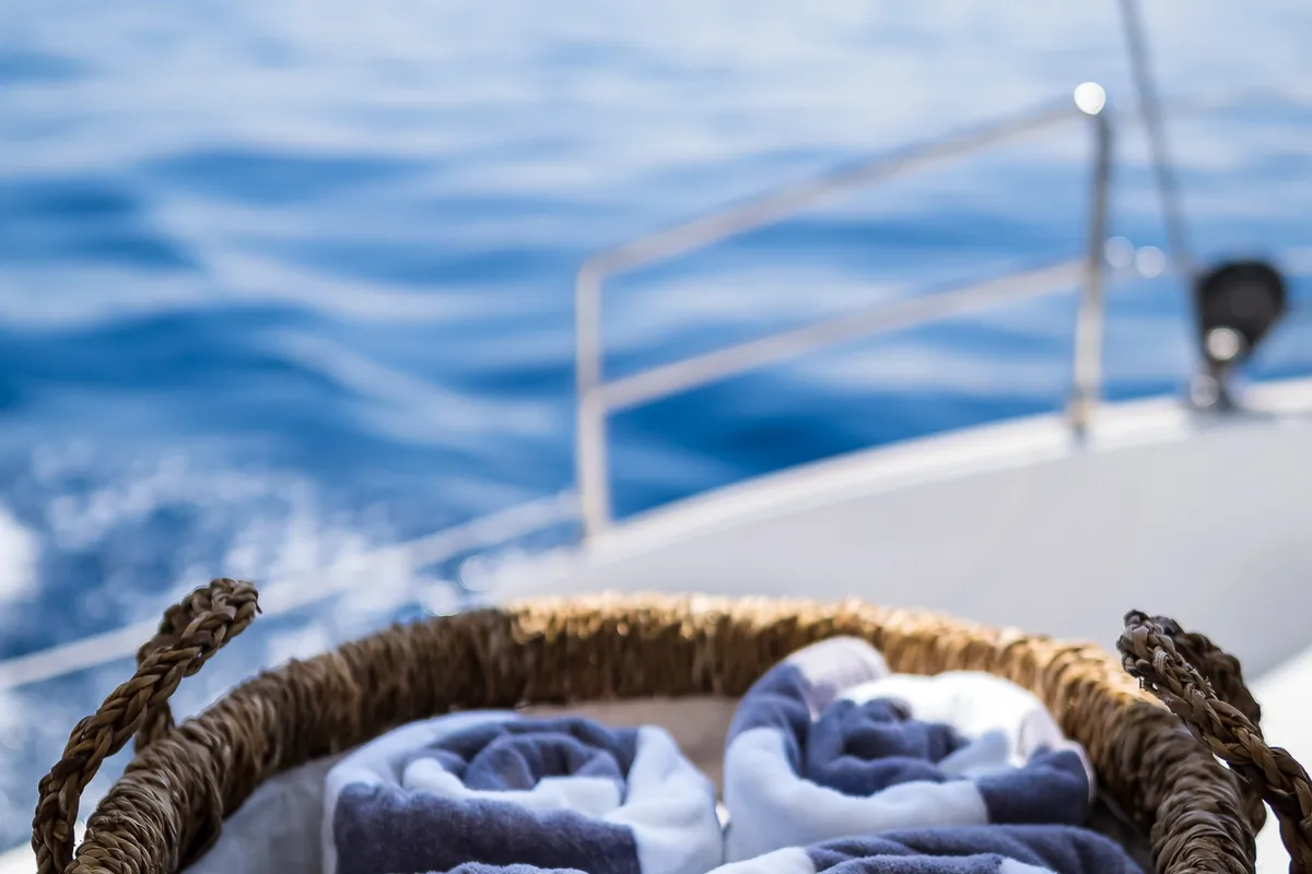 Solitaire, a Sunreef Yachts Sunreef 50 catamaran at Grad Kaštela, Croatia