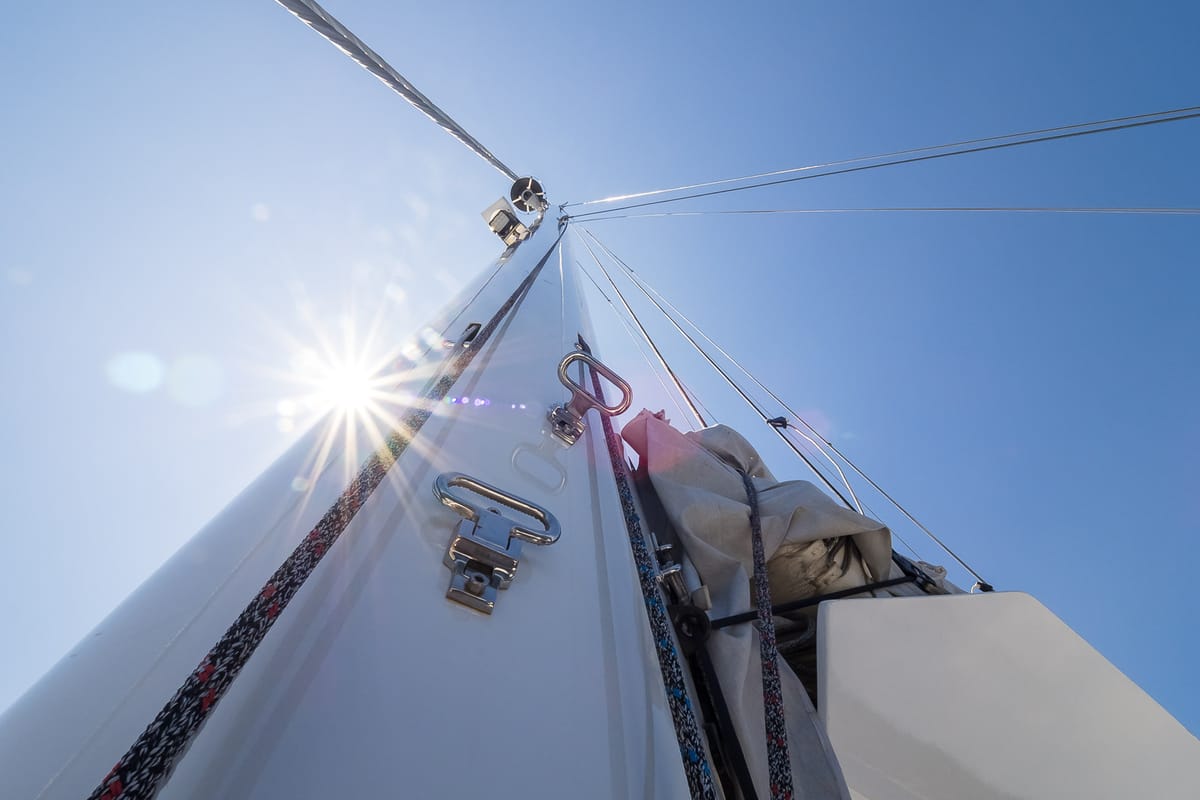 Solitaire, a Sunreef Yachts Sunreef 50 catamaran at Grad Kaštela, Croatia