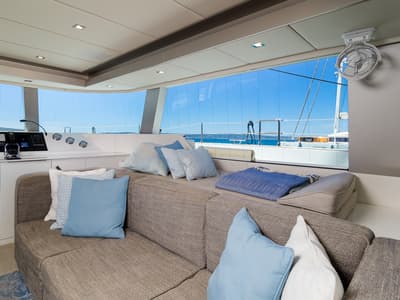 Salon of Solitaire, a Sunreef Yachts Sunreef 50 catamaran at Grad Kaštela, Croatia
