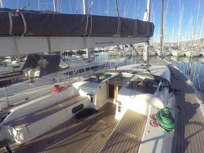 Deck of More Relax, a More Boats More 55 sailboat at Grad Kaštela, Croatia