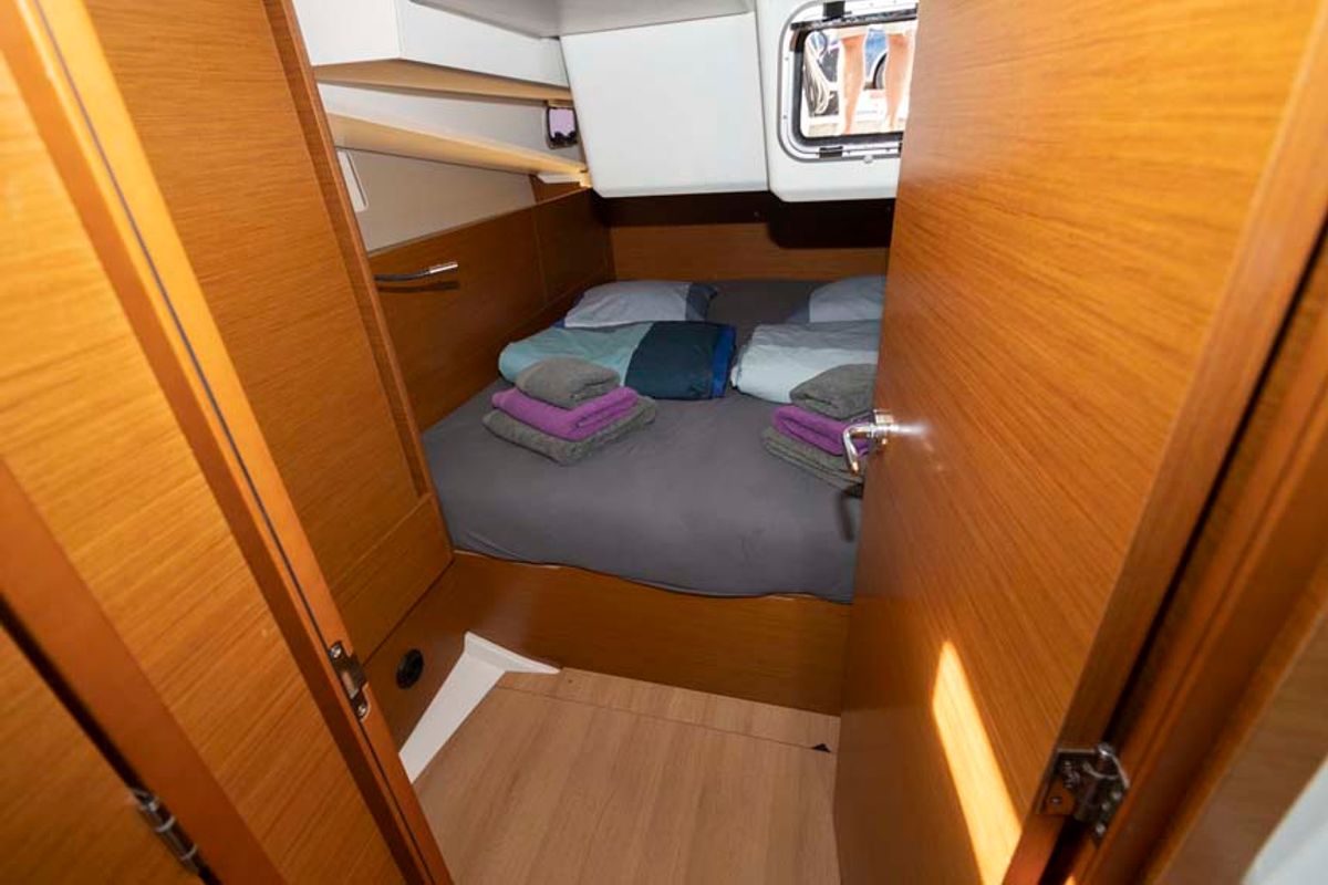 UwElli, a Jeanneau Sun Odyssey 440 sailboat at Grad Trogir, Croatia