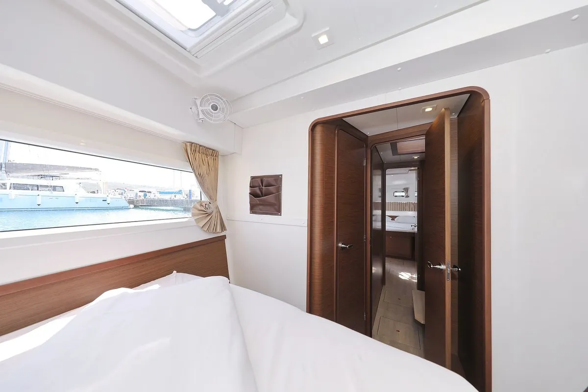 Cabin on Royal Salute, a Lagoon 42 catamaran at Općina Sukošan, Croatia