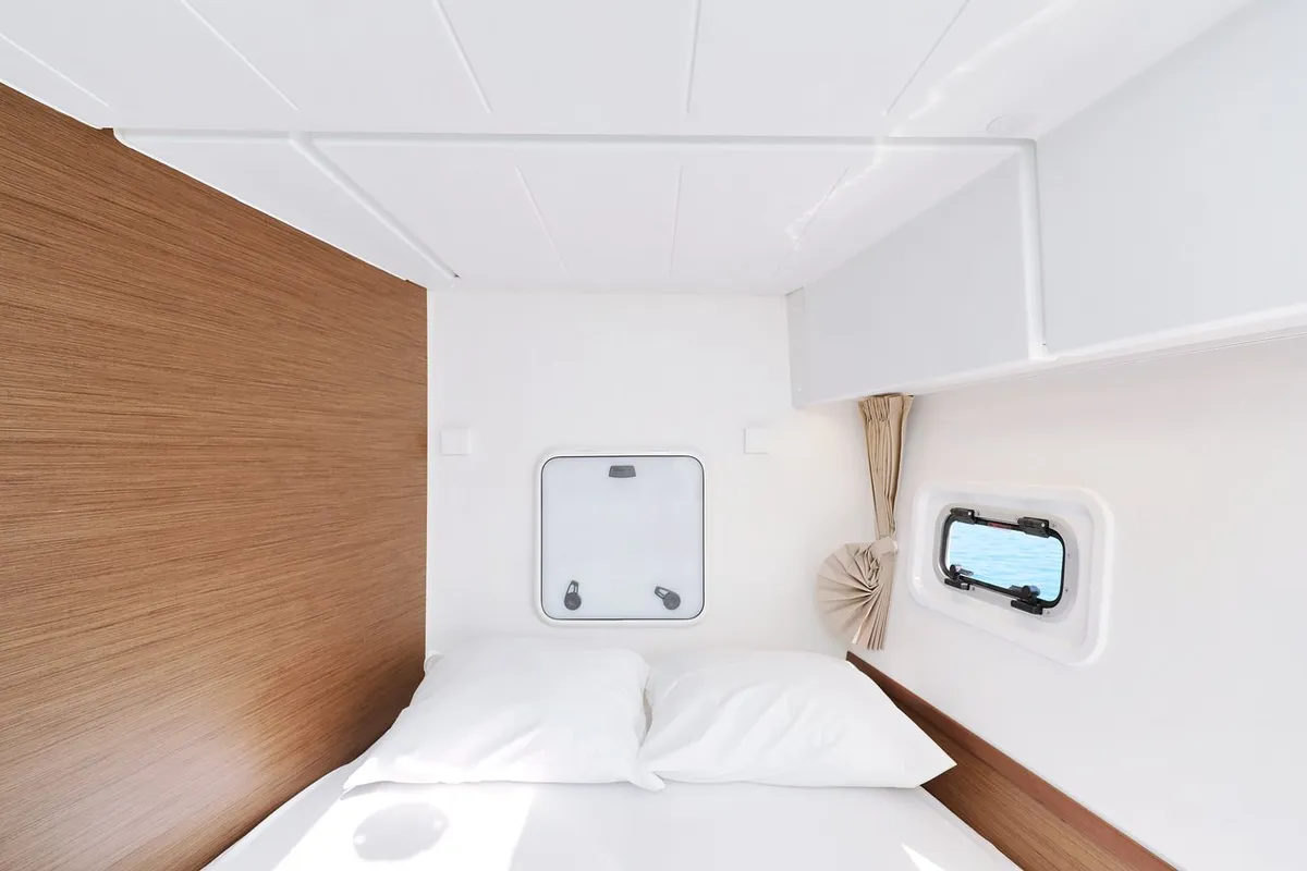 Cabin on Royal Salute, a Lagoon 42 catamaran at Općina Sukošan, Croatia