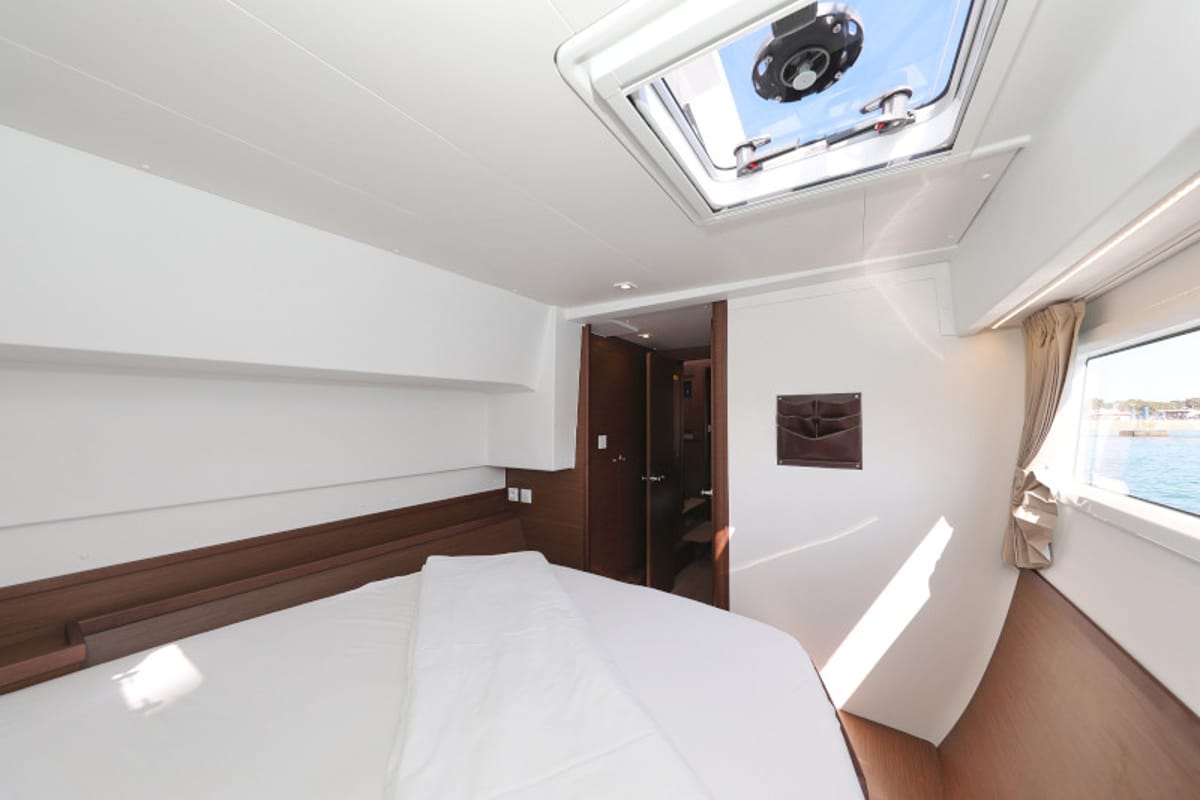 Cabin on Royal Salute, a Lagoon 42 catamaran at Općina Sukošan, Croatia