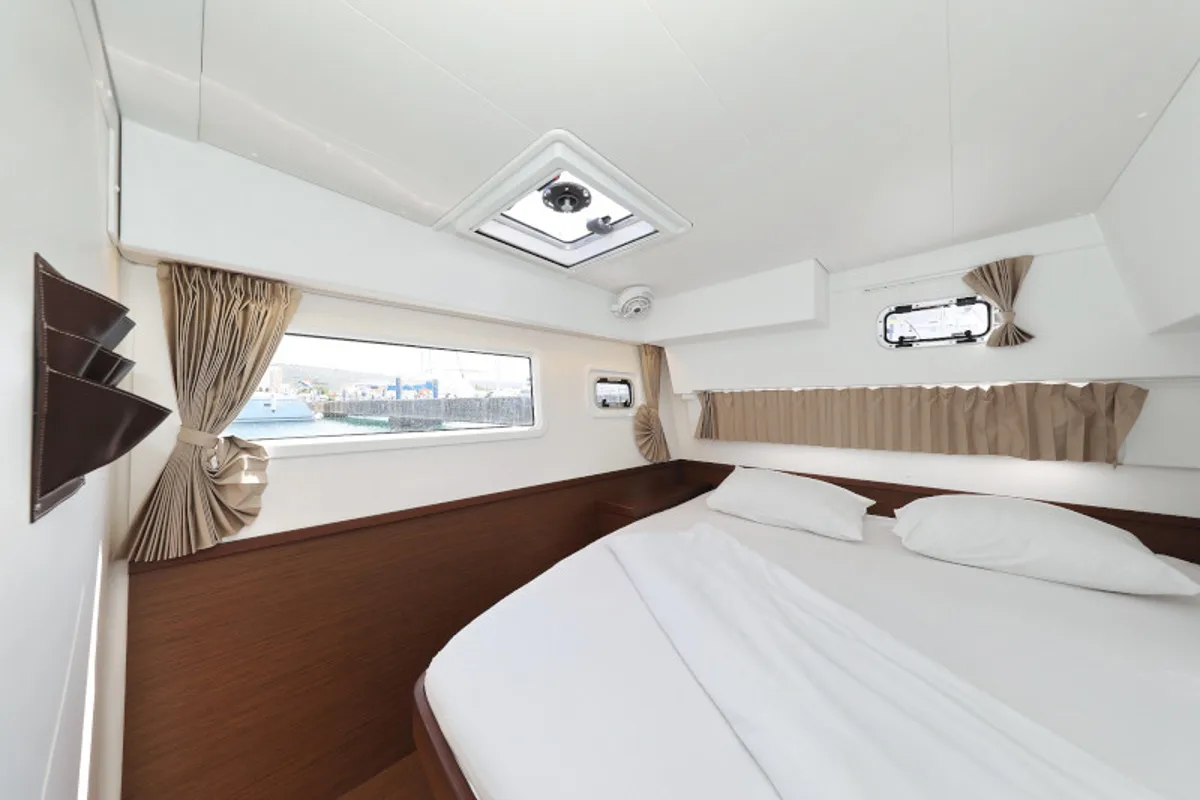 Cabin on Royal Salute, a Lagoon 42 catamaran at Općina Sukošan, Croatia