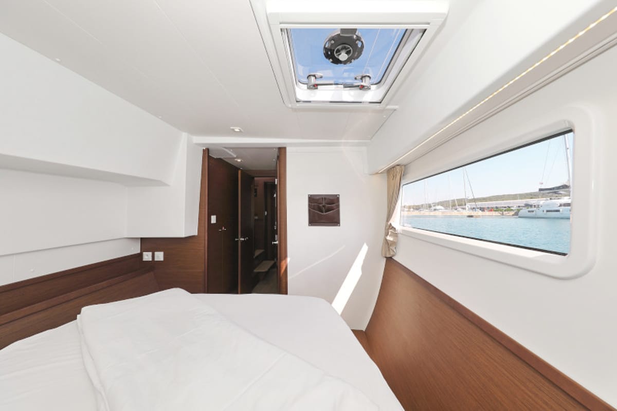 Cabin on Royal Salute, a Lagoon 42 catamaran at Općina Sukošan, Croatia