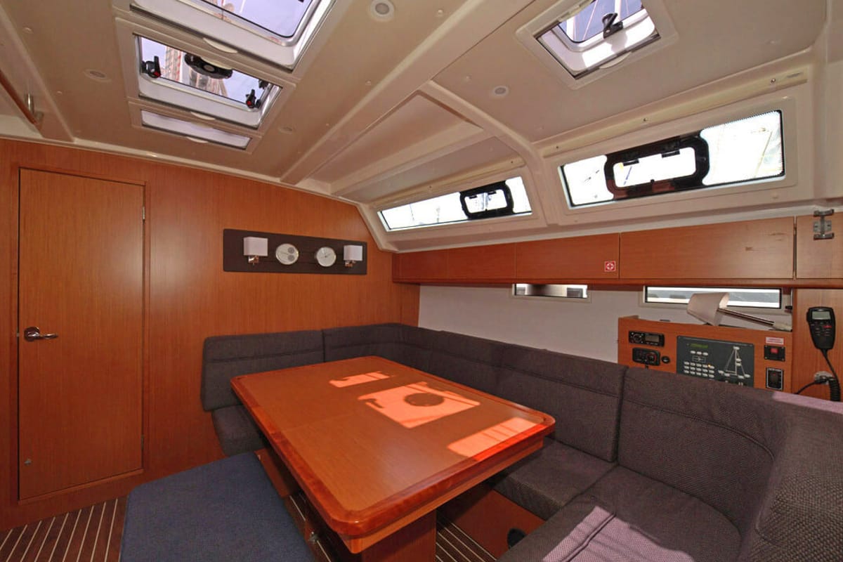 Salon of Tequila, a Bavaria Cruiser 46 sailboat at Split, Croatia