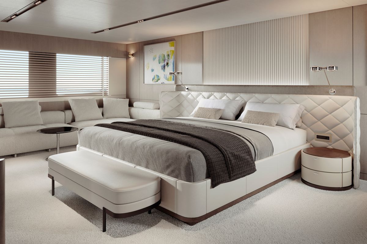 Cabin on Oriy, a Ante Ercegović M/Y ORIY yacht at Split, Croatia