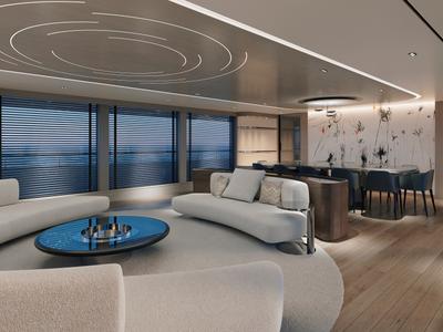 Salon of Oriy, a Ante Ercegović M/Y ORIY yacht at Split, Croatia
