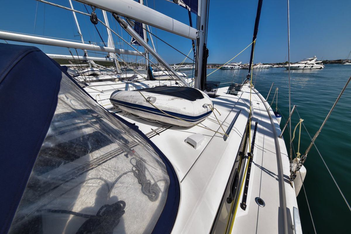 4Play, a Beneteau Oceanis 41.1 sailboat at Općina Sukošan, Croatia