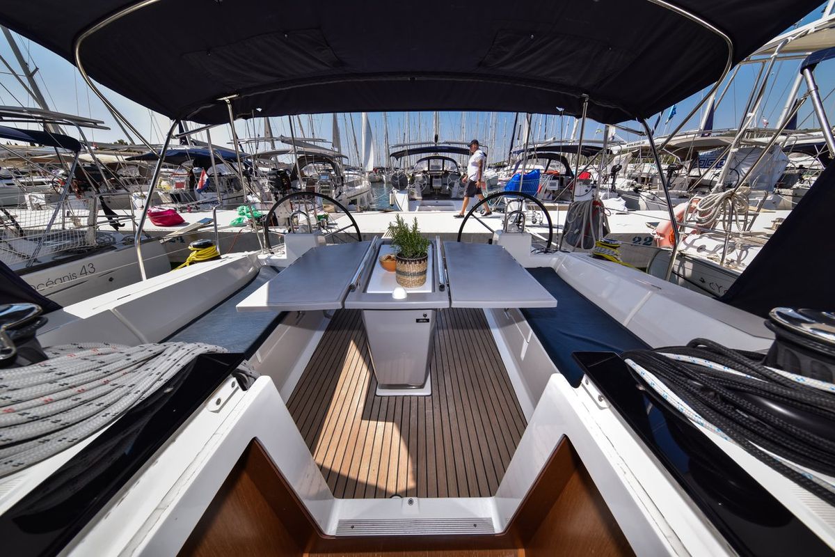 4Play, a Beneteau Oceanis 41.1 sailboat at Općina Sukošan, Croatia