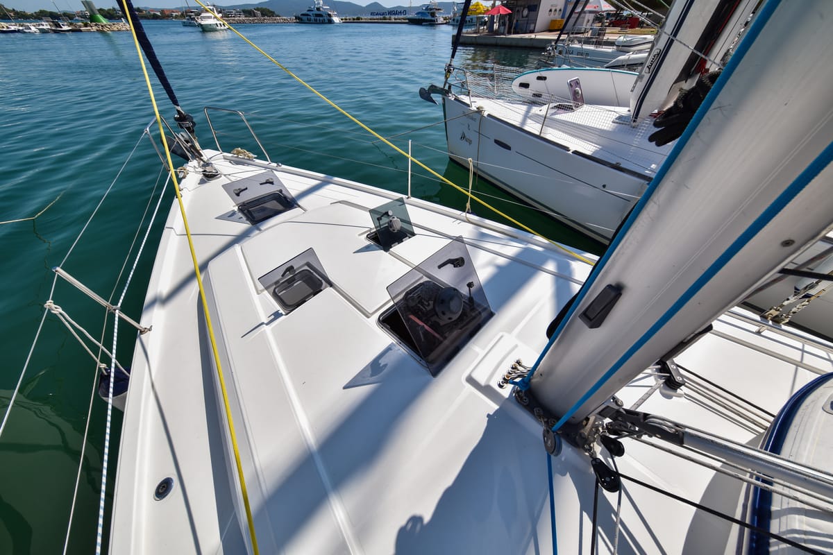 4Play, a Beneteau Oceanis 41.1 sailboat at Općina Sukošan, Croatia