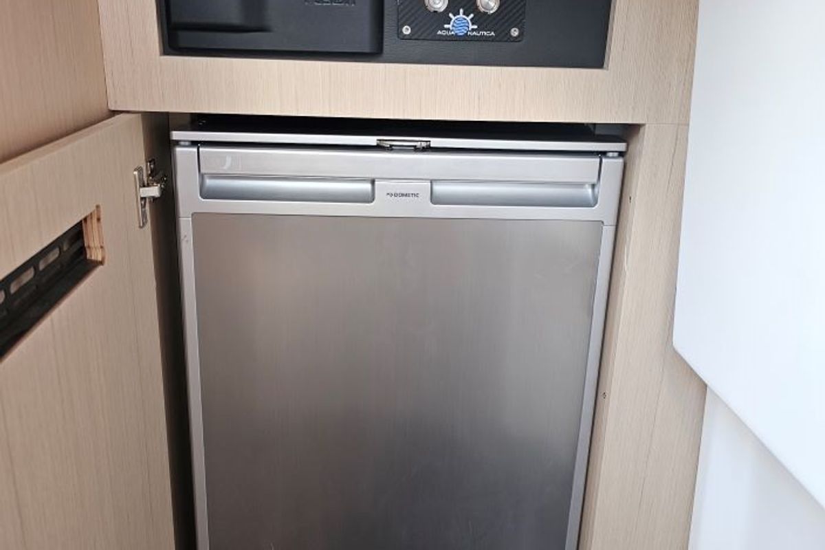 Galley of Sierra, a Jeanneau NC 37 yacht at Grad Biograd na Moru, Croatia