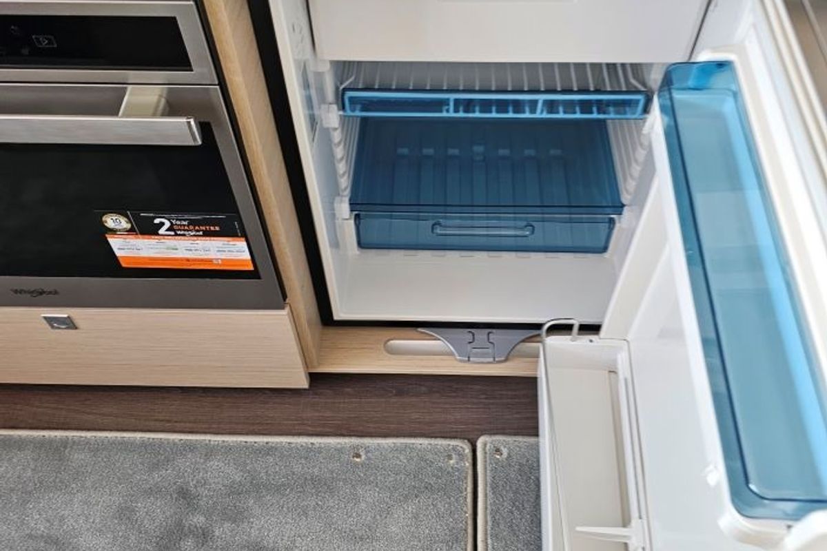 Galley of Sierra, a Jeanneau NC 37 yacht at Grad Biograd na Moru, Croatia