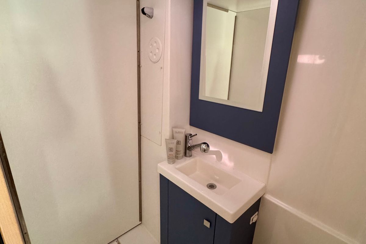 Head on Bellmar, a Fountaine Pajot Astréa 42 catamaran at Preveza, Greece