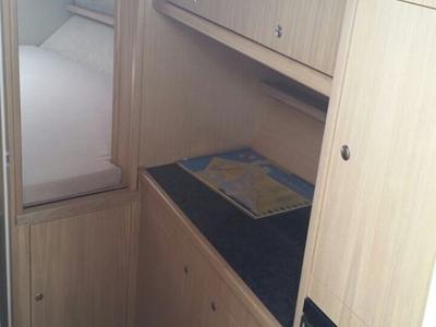 Cabin on Laura III, a Grginić jahte Mirakul 30 Sport Open motorboat at Grad Biograd na Moru, Croatia