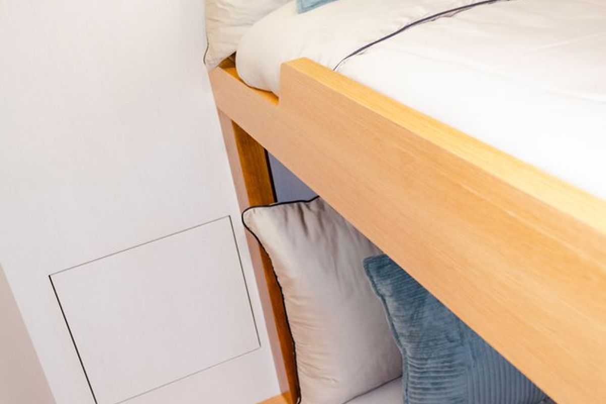 Cabin on October, a Mazarin Yachts Mazarin 55 catamaran at Seget Donji, Croatia
